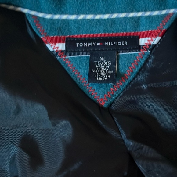 Tommy Hilfiger Dark Turquoise Double-Breasted Blazer - Picture 7 of 8